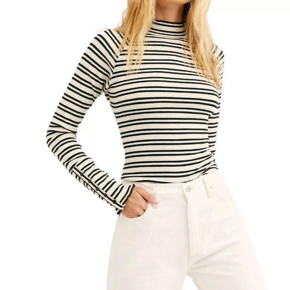 Striped Open-Back Top - Picture 2 of 6